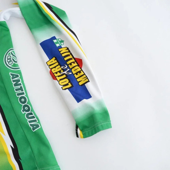 Suarez Biking Long Sleeve W/  Bottle Compartments Compression Zip Up Shirt M - Picture 5 of 13